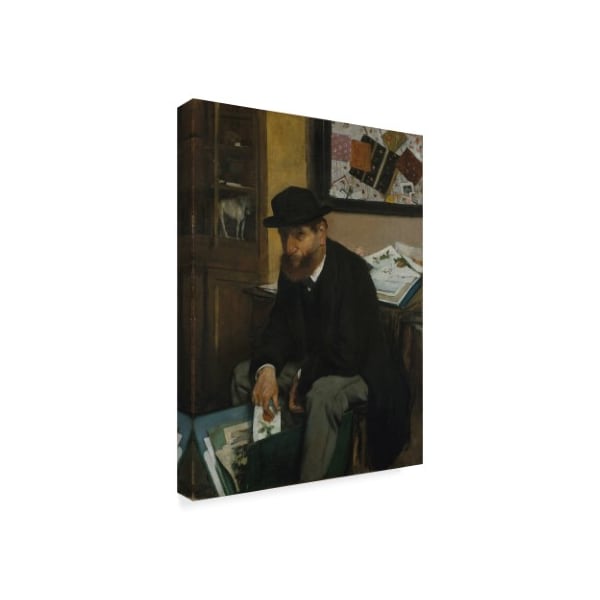 Edgar Degas 'The Collector Of Prints' Canvas Art,24x32